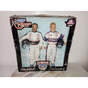 NASCAR Dale Earnhardt & Dale Jr 1998 Winners Circle Starting Lineup Figures NIB